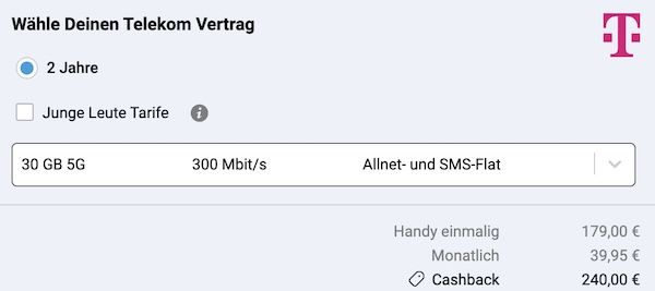 🍏📱Apple iPhone 17 für 179€ + Telekom Allnet 30GB für 39,95€ mtl. + 💰 240€ Cashback 🍏📱Apple iPhone 17 für 179€ + Telekom Allnet 30GB für 39,95€ mtl. + 💰 240€ Cashback