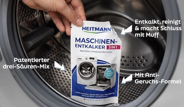💧 4x HEITMANN Maschinen-Entkalker 3-in-1 für 8,24€ (statt 11€) 💧 4x HEITMANN Maschinen Entkalker 3 in 1 für 8,24€ (statt 11€)