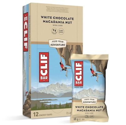 🍫 12er Pack CLIF BAR Protein Riegel White Chocolate Macadamia Nut für 17€ (statt 25€)