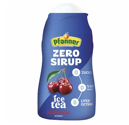 🍒 12x Pfanner Zero Sirup Ice Tea Wildkirsche für 29,44€ (statt 48€) - ergibt über 90 Liter! 🍒 12x Pfanner Zero Sirup Ice Tea Wildkirsche für 29,44€ (statt 48€) ergibt über 90 Liter!