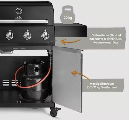 🥩 Burnhard Big FRED Base Gasgrill mit 4 Brenner für 466,30€ (statt 559€) 🥩 Burnhard Big FRED Base Gasgrill mit 4 Brenner für 466,30€ (statt 559€)