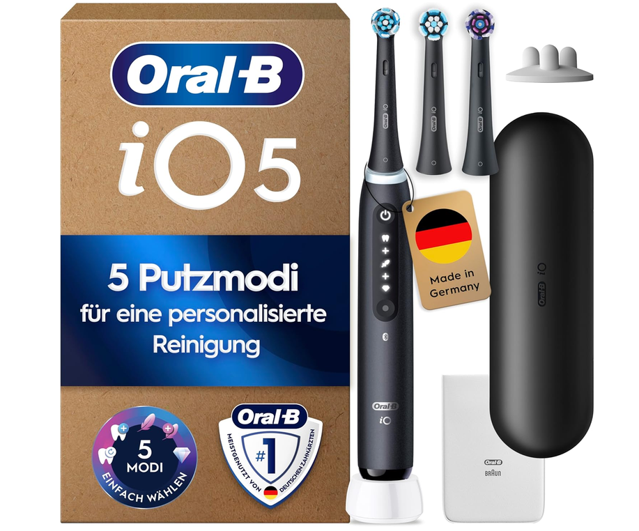 🦷🪥 Oral-B iO Series 5 elektrische Zahnbürste mit Zubehör für 99,99€ (statt 119€) Cashback möglich