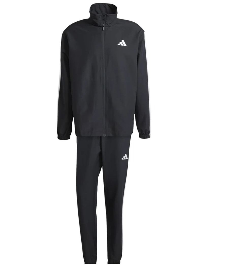 🏃🏻‍♀️🏋️‍♀️ adidas 3S WV TT TS  Herren Trainingsanzug schwarz für 40,98€ (statt 66€) S,M, L