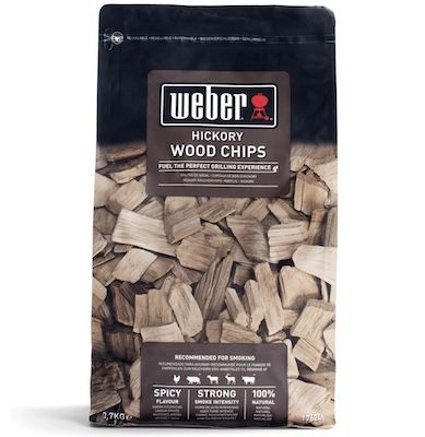💨 0,7 kg Weber Hickory-Räucherchips mit starker Rauchintensität für 3,99€ (statt 7€)