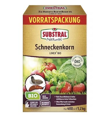 🐌 Substral Naturen Schneckenkorn Limex Bio, 1,2kg für 8,50€ (statt 13€)