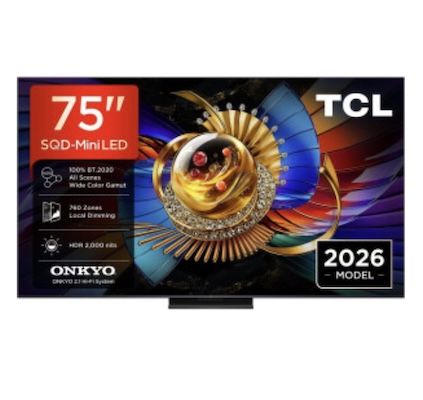 📺 TCL 75Q7D Pro – 75 Zoll QD-Mini LED TV mit 144 Hz für 1.199€ (statt 1.499€)