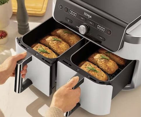 🍟 Ninja DualZone XL DZ901EU Heißluftfritteuse für 149,99€ (statt 177€)