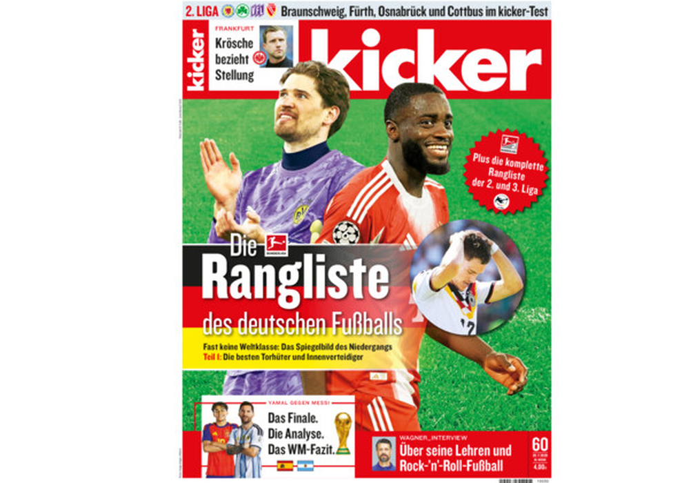 ⚽ Kicker Halbjahresabo 26 Ausgaben 💥 für 59,90€ (statt 147€) - durch Sofort-Rabatt ⚽ Kicker Halbjahresabo 26 Ausgaben 💥 für 59,90€ (statt 147€) durch Sofort Rabatt