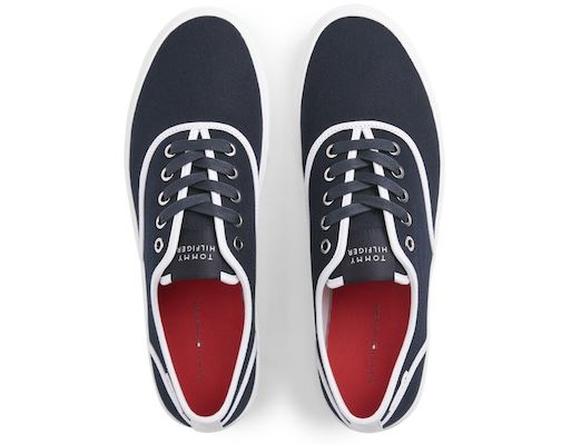 👟 Tommy Hilfiger Vulc Cup Long Lace Canvas Sneaker ab 44,20€ (statt 90€)