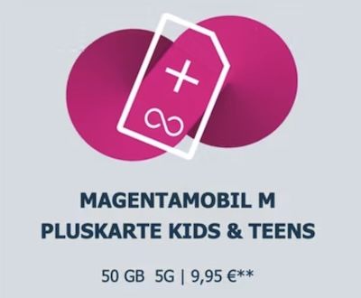 📱 Telekom MagentaMobil M PlusKarte Kids & Teens mit 50GB für eff. 7,87€ mtl.   nur Bestandskunden!