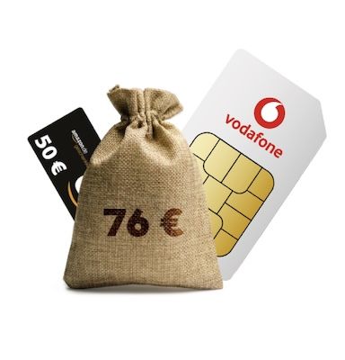 🤔 Für die Kids? 📱 Vodafone Tarif mit 500 Min + 3GB LTE für eff. 5,24€ mtl. + 126€ Bonus