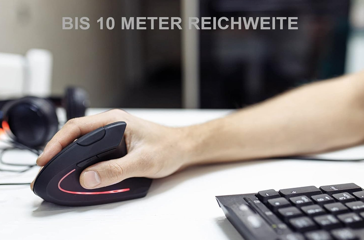 Eaxus Ergonon ergonomische Vertikalmaus für 13,99€ (statt 19€)