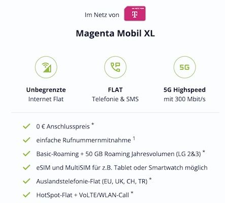 🔥 Budget-Knaller 🧨 Telekom MagentaMobil XL mit unlimited 5G für 34,95€ mtl. 🔥 Budget Knaller 🧨 Telekom MagentaMobil XL mit unlimited 5G für 34,95€ mtl.