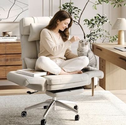 👨‍💻 Flexispot Luno Chefsessel mit Fußstütze für 279,99€ (statt 330€)