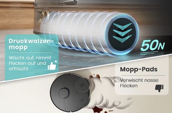 🧹 Lefant M210 PRO Omni Saugroboter mit Frischwassertank für 219,99€ (statt 285€) 🧹 Lefant M210 PRO Omni Saugroboter mit Frischwassertank für 219,99€ (statt 285€)