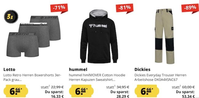 🔥👕 SportSpar Fixpreis Sale - Alle Artikel nur 6,66€ + 5€ Gutschein ab 60€ 🔥👕 SportSpar Fixpreis Sale Alle Artikel nur 6,66€ + 5€ Gutschein ab 60€