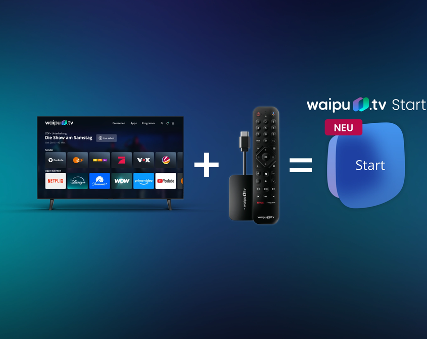 📺🍿 waipu.tv Start + TV Stick nur 4,99€ mtl. (statt 10€)