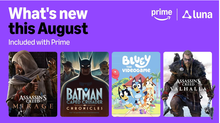🎮 👾 Amazon Luna: kostenlose Games für Primer August: z.B. Batman Caped Crusader   Chronicles uvam