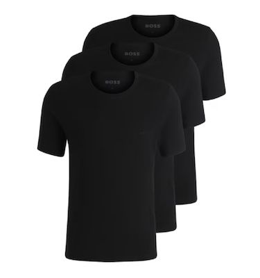 ⚫️👕 3er Pack Hugo Boss RN 3P Classic T-Shirt für 23,28€ (statt 35€) – nur XL!