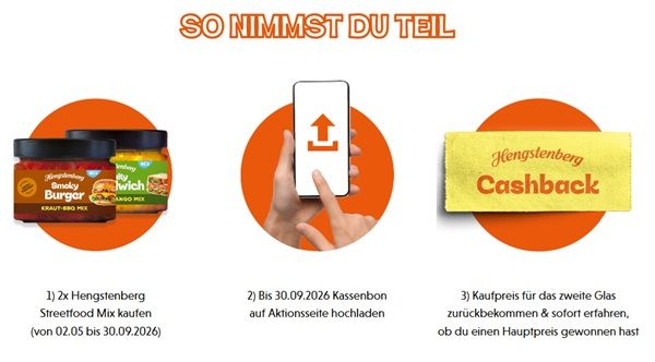 😋 Hengstenberg Streetfood Topping-Mix kostenlos ausprobieren - 1+1 Aktion 😋 Hengstenberg Streetfood Topping Mix kostenlos ausprobieren 1+1 Aktion