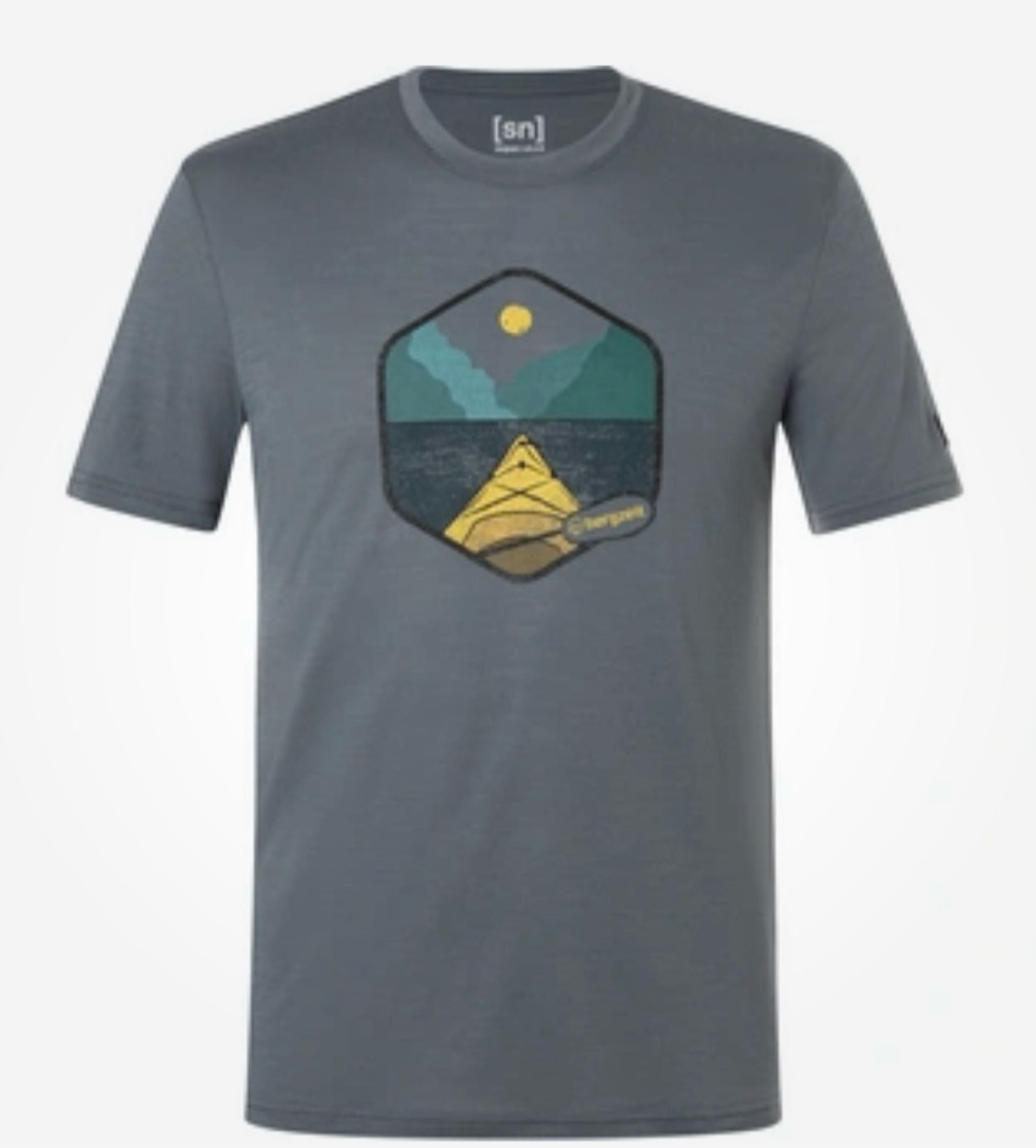 Super.Natural Herren Bergzeit Fiordo T-Shirt Super.Natural Herren Bergzeit Fiordo T Shirt