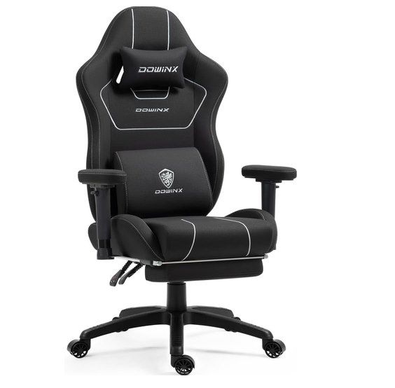 💺 Dowinx LS-6657B Gamingstuhl mit gepolsterten Armlehnen für 101,99€ (statt 140€)