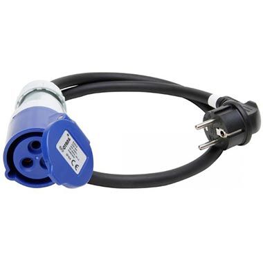 🔌 Kopp CEE-Adapterkabel Caravan mit Schutzkontakt-Stecker für 9,99€ (statt 18€)