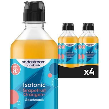 🥤 4er Pack Sodastream drink mix Isotonic Grapefruit-Orange ab 16€ (statt 22€)