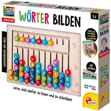 🚸 Lisciani Montessori Wörter Bilden Lernspiel für 13€ (statt 27€)