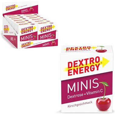 🧠 12er Pack Dextro Energy Minis Kirsche + Vitamin C ab 9,97€ (statt 14€)