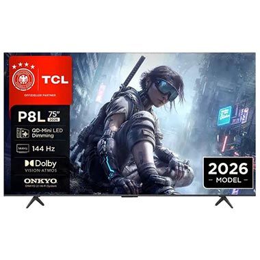 📺 TCL 75P8L 75″ 4K HDR QD-Mini LED Dimming TV ab 1.019€ (statt 1.249€)
