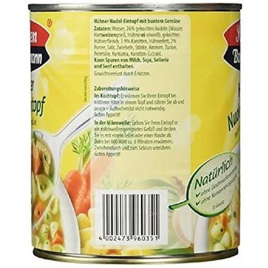 🍲 4 x 800g Sonnen Bassermann Hühner-Nudeltopf ab 7,56€ (stastt 13€) 🍲 4 x 800g Sonnen Bassermann Hühner Nudeltopf ab 7,56€ (stastt 13€)