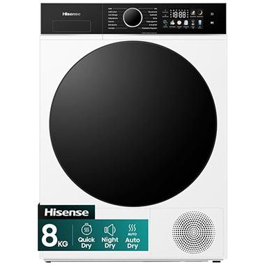 💨 Hisense DH3I802BWCD Wärmepumpentrockner, 8kg für 449€ (statt 569€)
