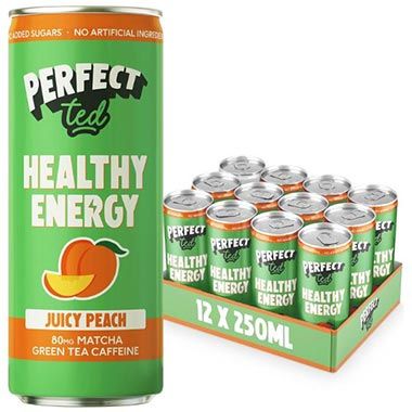 🍑 12er Pack Perfect Ted Healthy Energy Drink Pfirsich für 16,99€ (statt 27€)