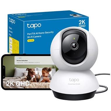 📹 Tapo TP-Link C220 2K 4MP 360°-WLAN-Überwachungskamera für 24,76€ (statt 32€)