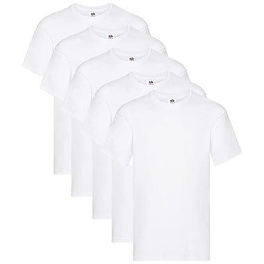 👕 5er Pack Fruit of the Loom Original T. T-Shirts ab 12€ (statt 17€) – 2,40€ pro Shirt!