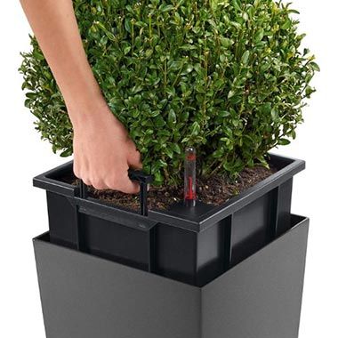 🪴 Lechuza Cubico 40 Blumentopf mit Bewässerungssystem für 100,99€ (statt 129€)