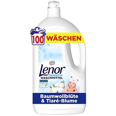 🫧 100WL Lenor Sensitiv Waschmittel Flüssig für 17,99€ (statt 22€)