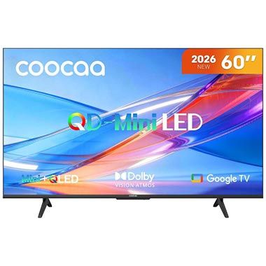 📺 coocaa 60CGNH70Z 60″ 4K QD-Mini LED Smart TV mit Google TV für 389,99€ (statt 570€)