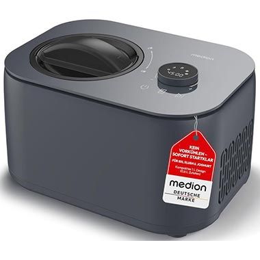 🍨 Medion MD 100116 Eismaschine für 1 Liter Eis für 118,96€ (statt 134€)