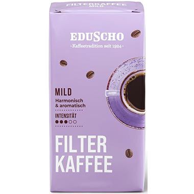 ☕ 4 x 500g Eduscho Filterkaffee Mild, gemahlen, 500g für 22,76€ (statt 36€) – 5,69€ pro Packung