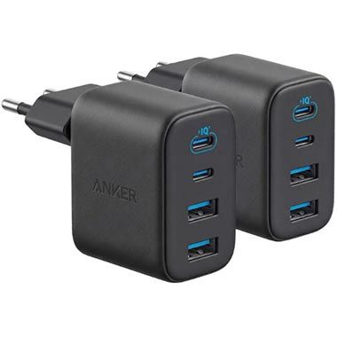 🔌 2er Pack Anker Zolo 4-Port USB-C Ladegerät mit 50W für 25,98€ (statt 32€)