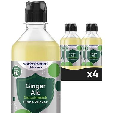 🍹 4er Pack Sodastream drink mix Ginger Ale ohne Zucker ab 16€ (statt 22€)