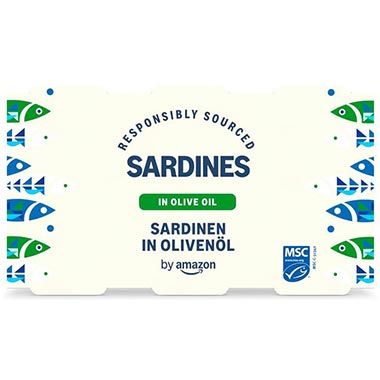 🐟 3er Pack by Amazon MSC Sardinen In Olivenöl für 5,45€ (statt 10€)