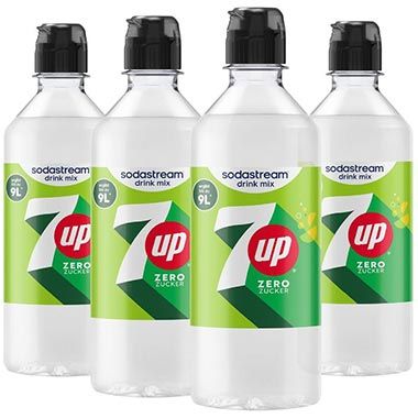 🍋 4er Pack SodaStream drink mix 7UP Zero Zucker ab 17€ (statt 24€)