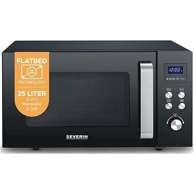 🍛 Severin MW 7763 2-in-1 Mikrowelle mit Glasboden & Grill für 116,49€ (statt 143€)
