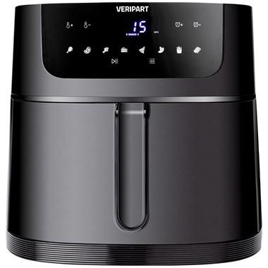 🍟 Veripart XXL Heißluftfritteuse mit 1.800W & 8L für 28,99€ (statt 59€)