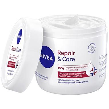 🧴 3x NIVEA Repair & Care Creme Provitamin B5 & Glycerin, 400ml ab 10,57€ (statt 24€)