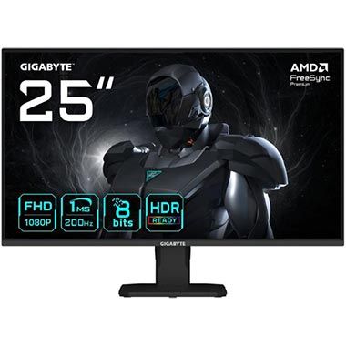🖥️ Gigabyte GS25F2 25″ FHD Gaming-Monitor mit 200Hz für 79€ (statt 92€)