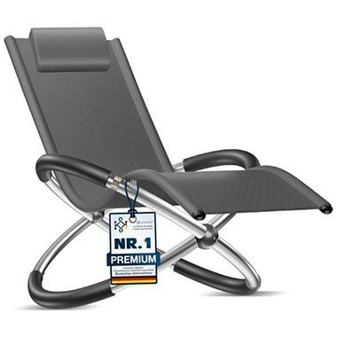 💺 Kesser Ergonomische Relaxliege in 4 Farben bis 180kg für 49,80€ (statt 61€)